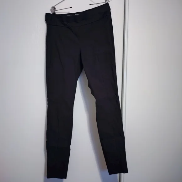 Simply Vera Vera Wang Black Skinny cigarette pant size L - Picture 2 of 4